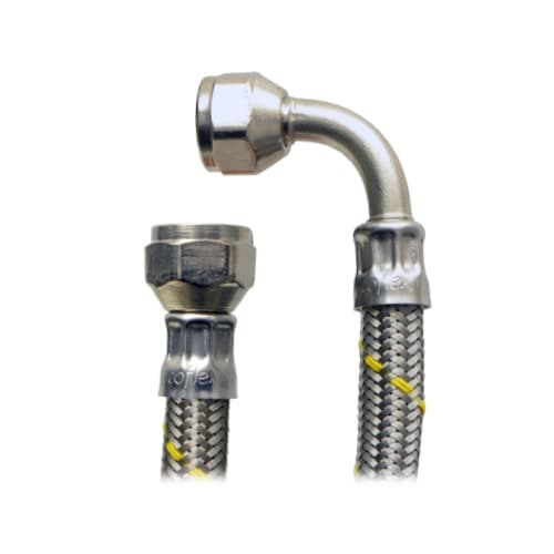 Manguera Flexible P/Gas 3/8" x 3/8" x 1 MT C/Conector 90° AG90-B100 Coflex
