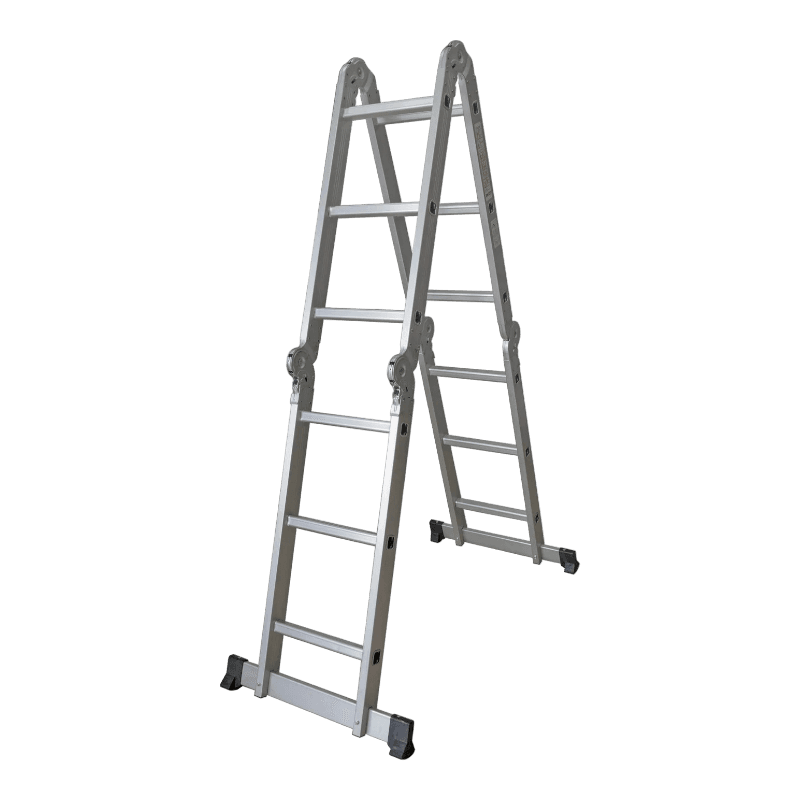 Escalera Multiposicion 12 Peldaños Aluminio 3.47 M 150 KG EMP00 BYP