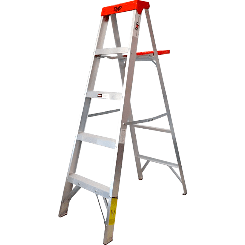 Escalera Tijera 4 Peldaños Aluminio 1.54 M 150KG Tipo III ETR34 BYP