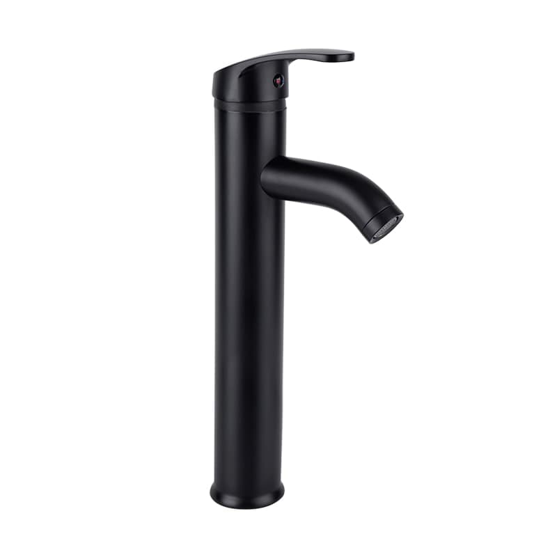 Mezcladora Lavabo Monomando Alto Negro Mate 4435.2 Dica