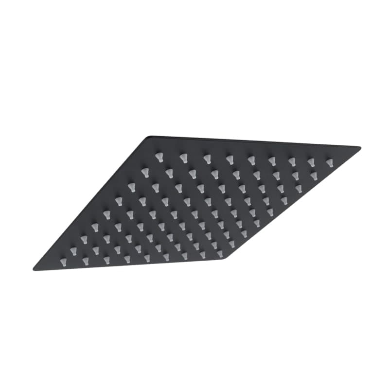 Regadera Cuadrada 8" Negro Mate 4548C.2 Dica