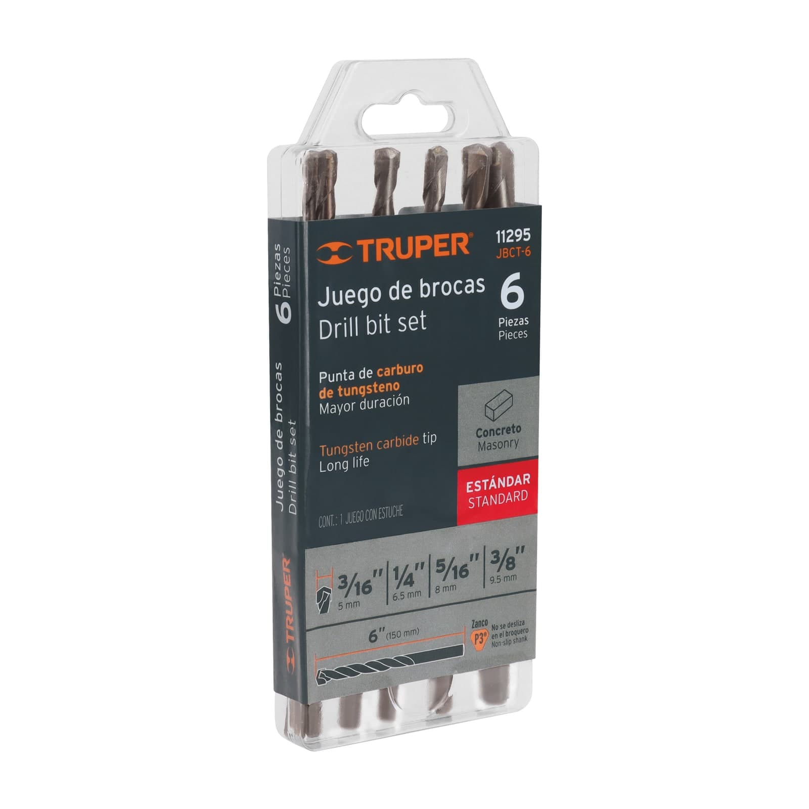 Jgo Brocas P/Concreto 6 Pzs JBCT-6 Truper