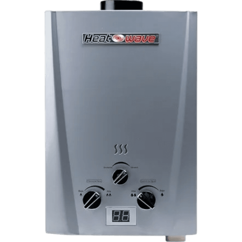 Boiler Paso Instantáneo 06 LT Gas Natural 1 Servicio HW-GI06NY Heatwave