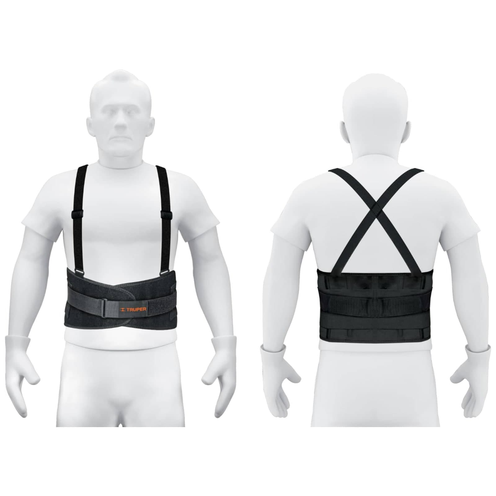 Faja C/Tirantes y Tercer Cinturon Ajustable Grande Faja-lx Truper