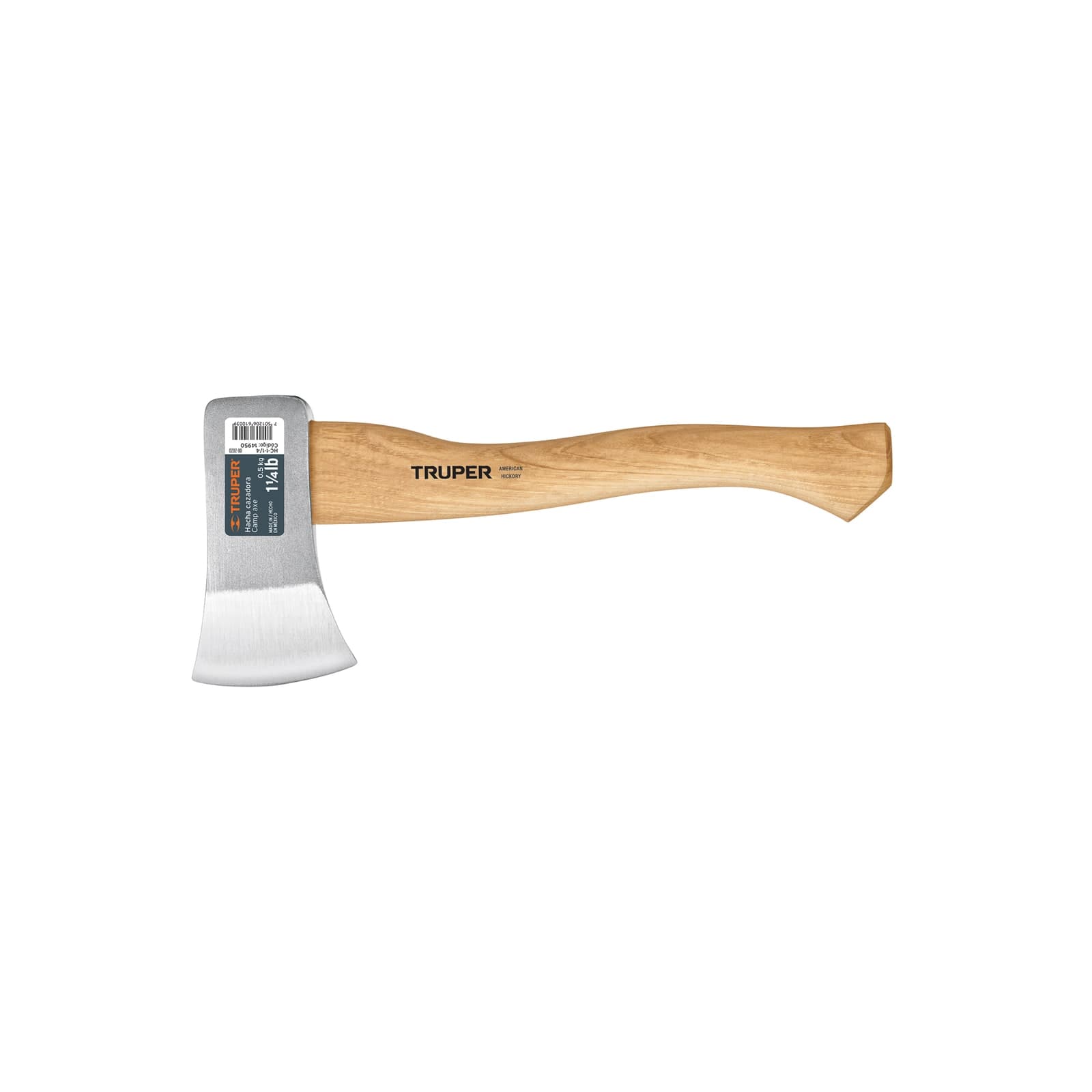 Hacha Cazadora 1-1/4 IB Mango Hickory HC-1-1/4 Truper