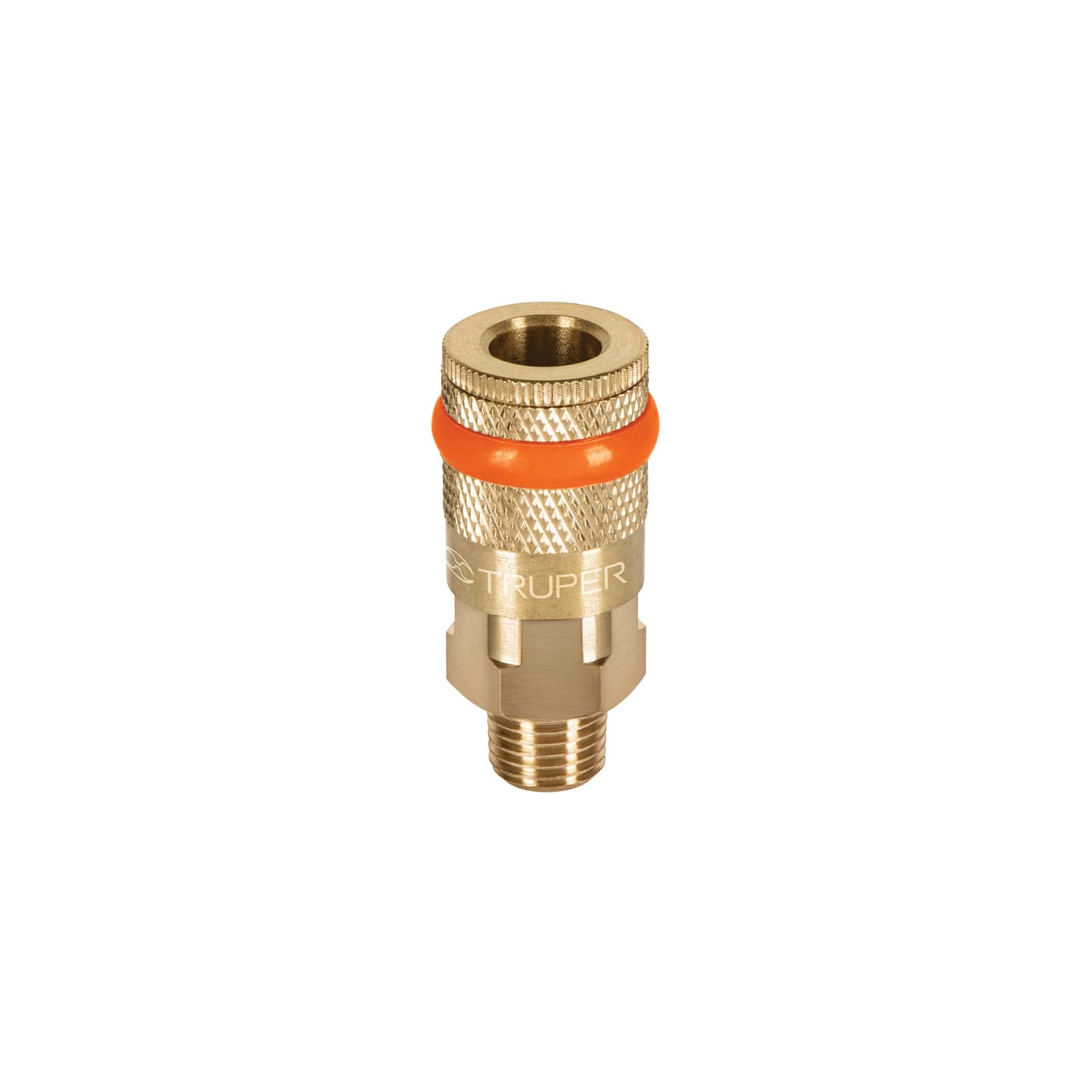 Cople Rápido Laton Macho Cuerda 1/4" Npt COPLE-MA-1/4 Truper