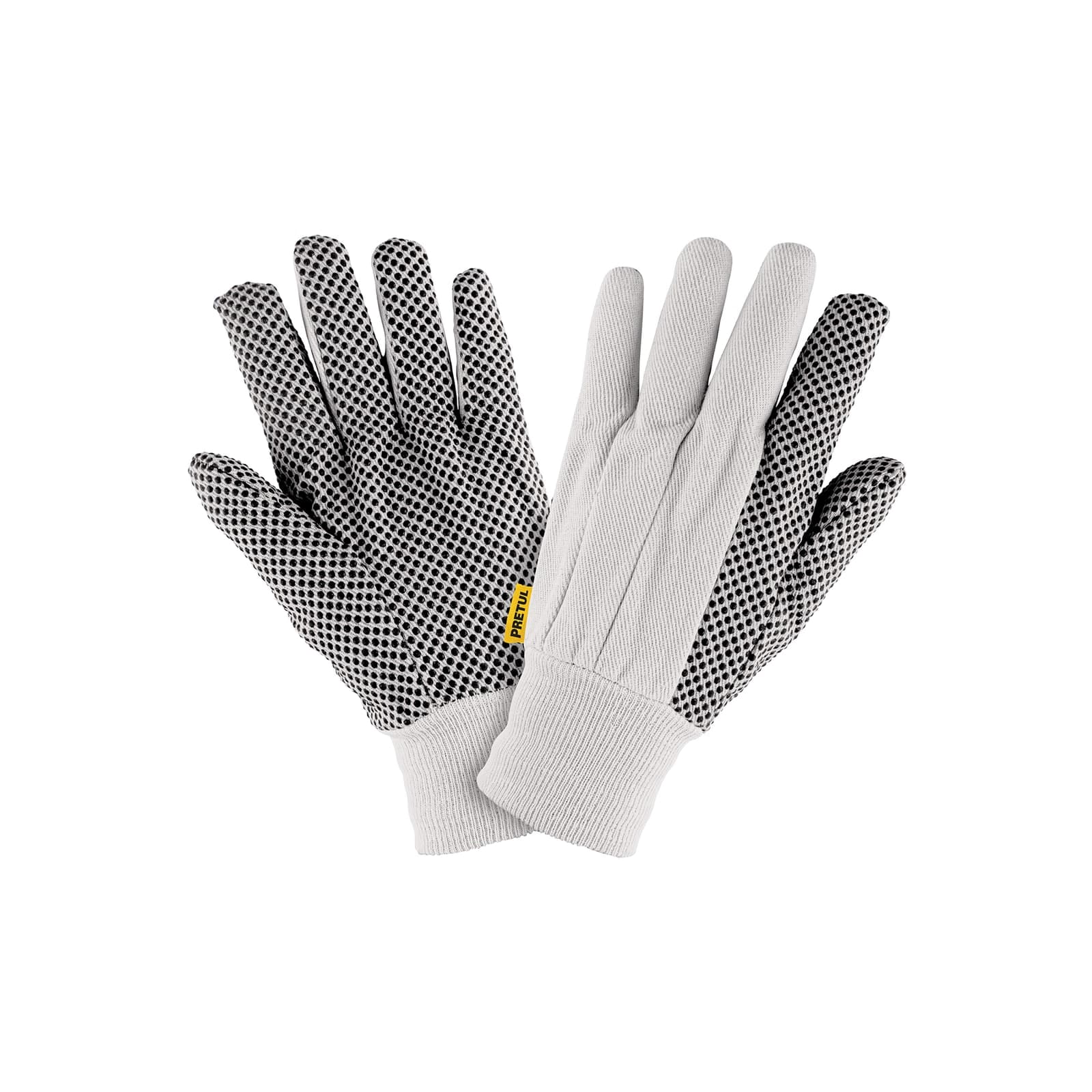 Guantes Algodon C/Puntos PVC Palmas y Dorso Gu-ant-p Pretul