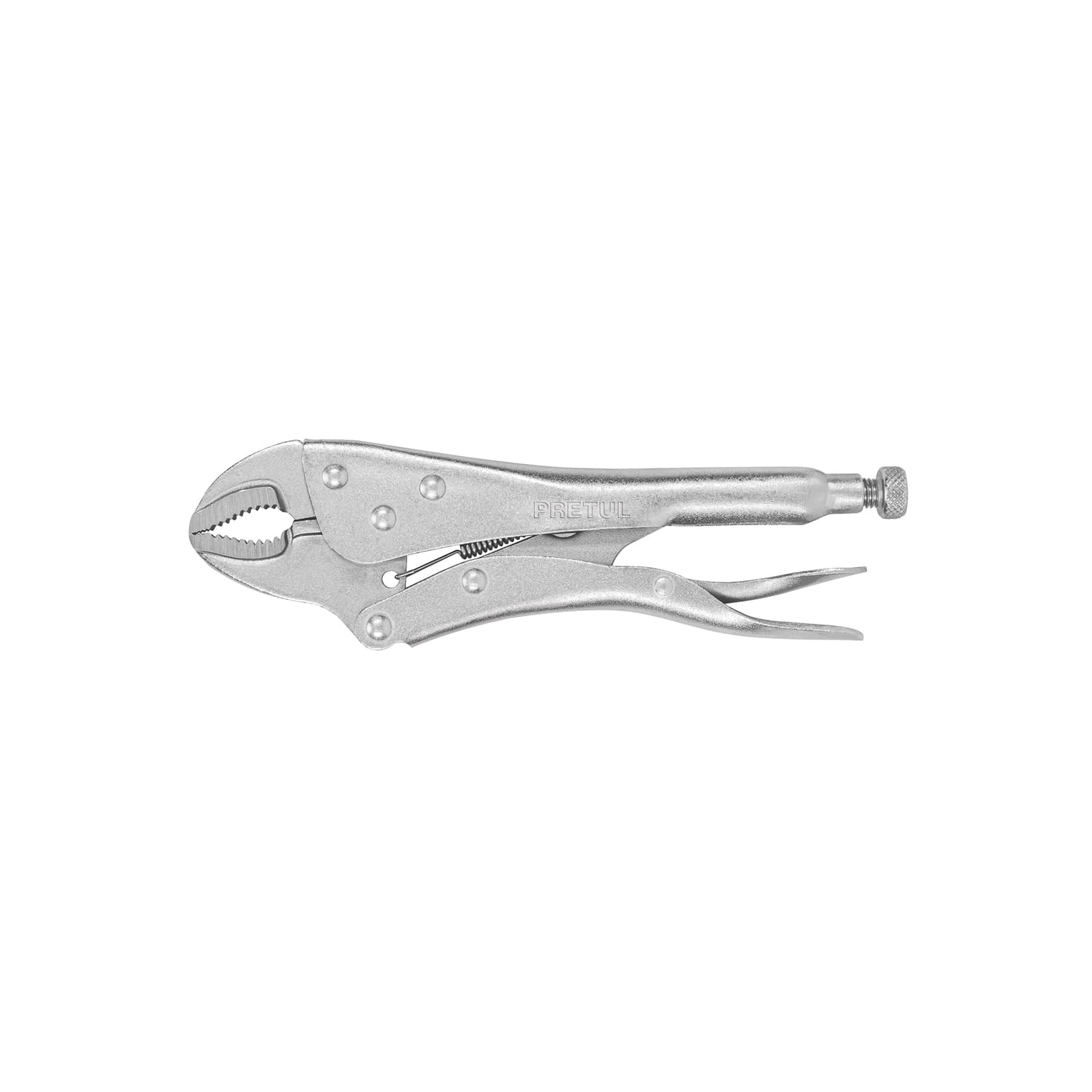 Pinza Presión Mordaza Curva 10" PP-10C Pretul