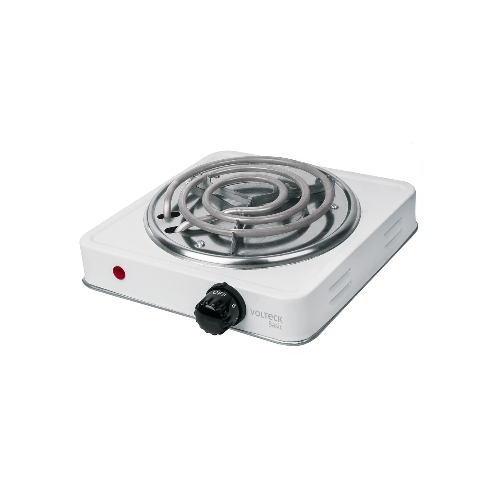 Parrilla Eléctrica 1 Quemador Blanca PAEL-1CP Volteck