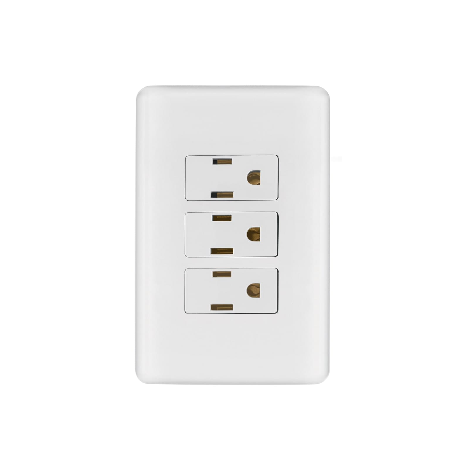Placa Armada 3 Contactos Blanco Pa-cotr-b Volteck Basic