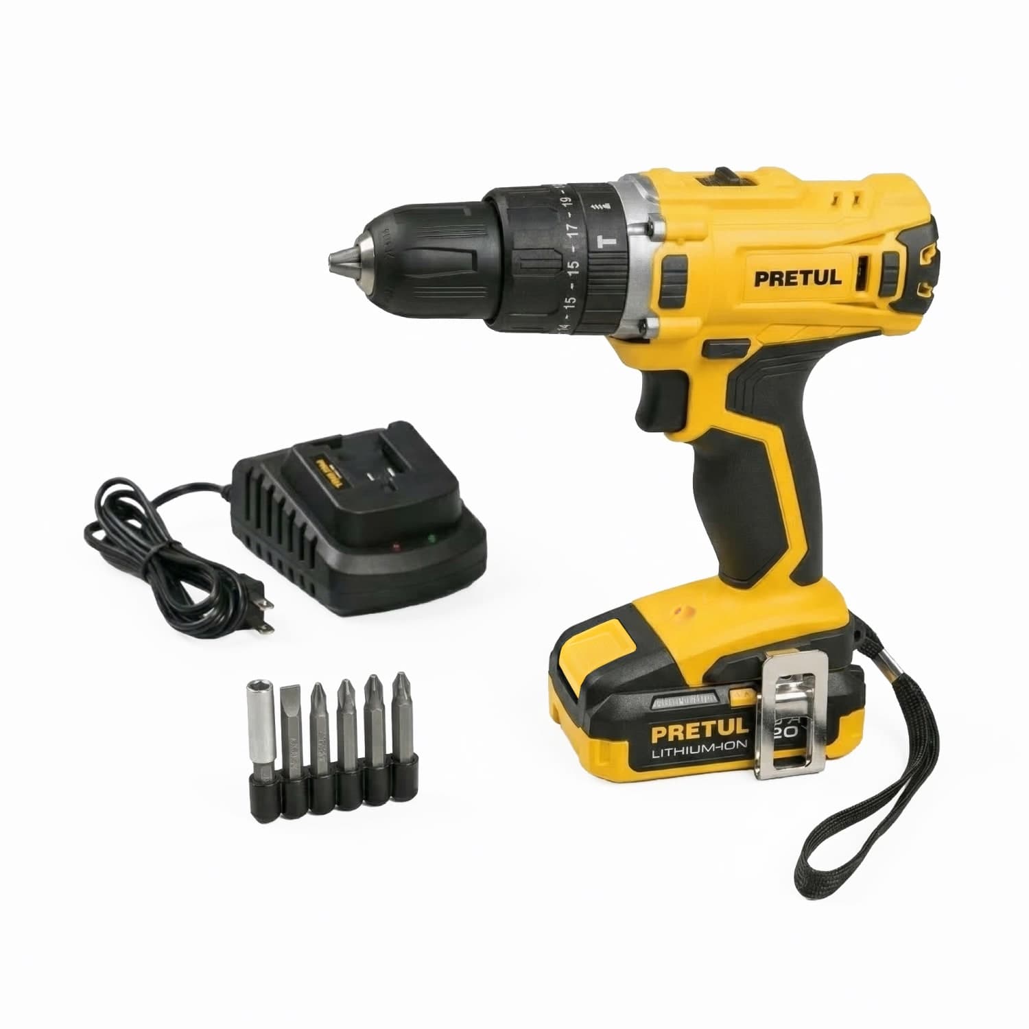 Rotomartillo 1/2" Inalámbrico 20 V ROTI-20P2 Pretul