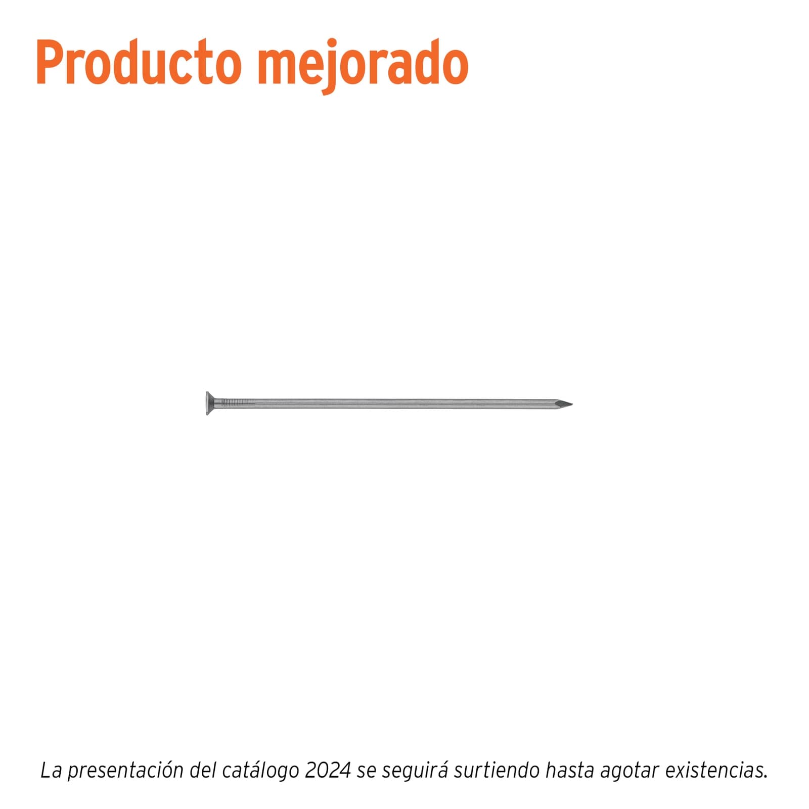Clavo Estandard C/Cabeza 2-1/2 CLE2-1/2B Fiero