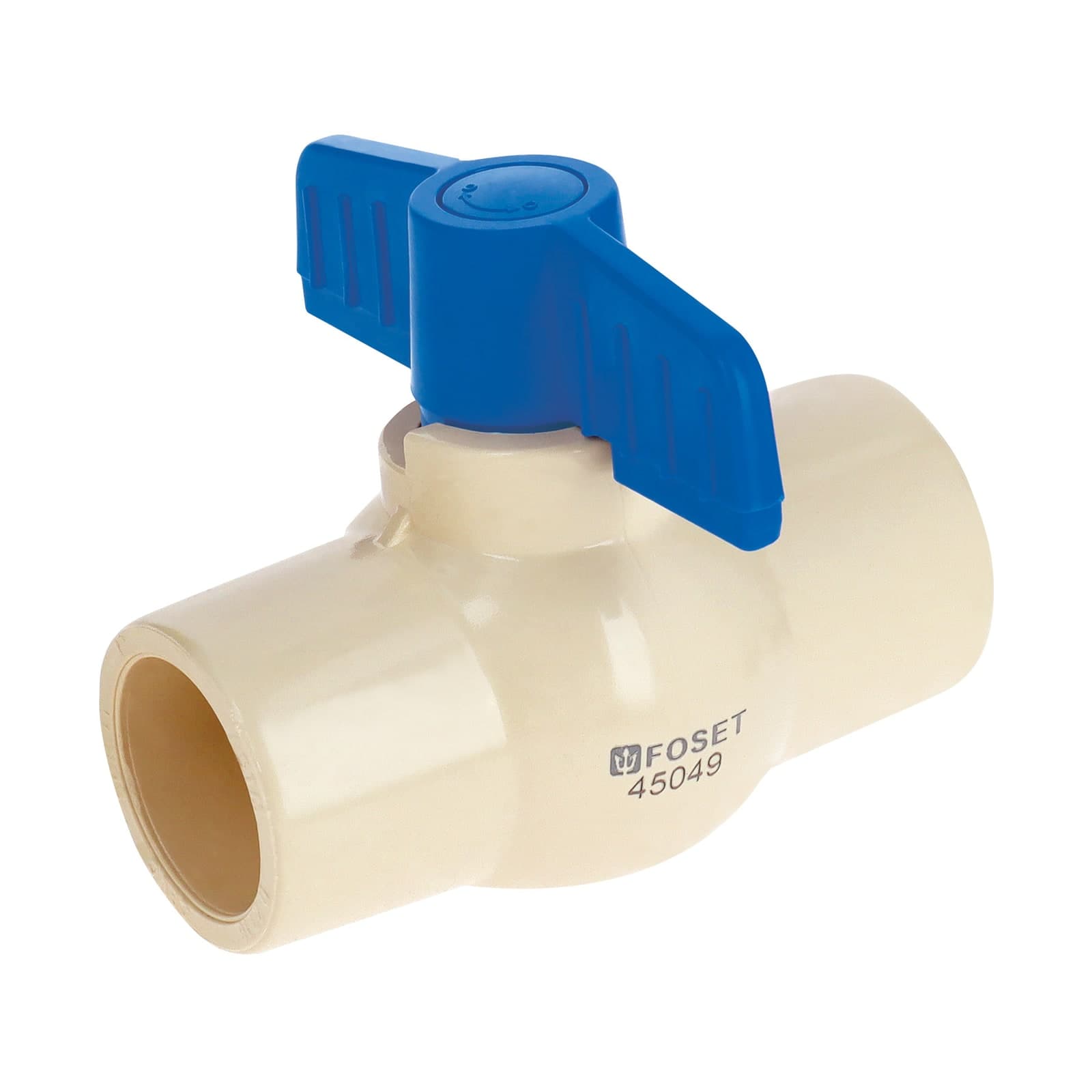 Válvula Esfera CPVC 1" Cementar CPVC-ES-1 Foset