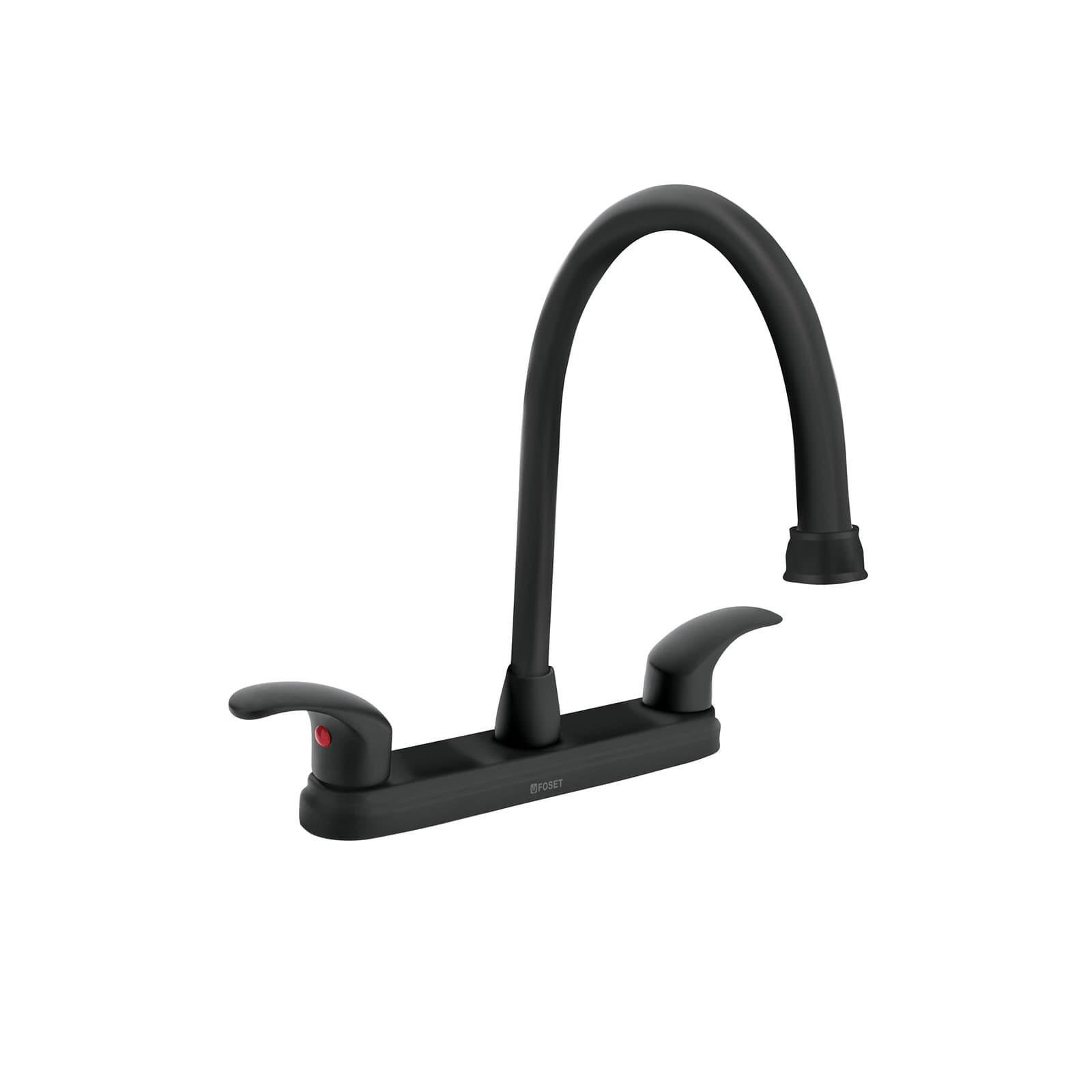 Mezcladora Fregadero 8" Negro AQF-82M Foset