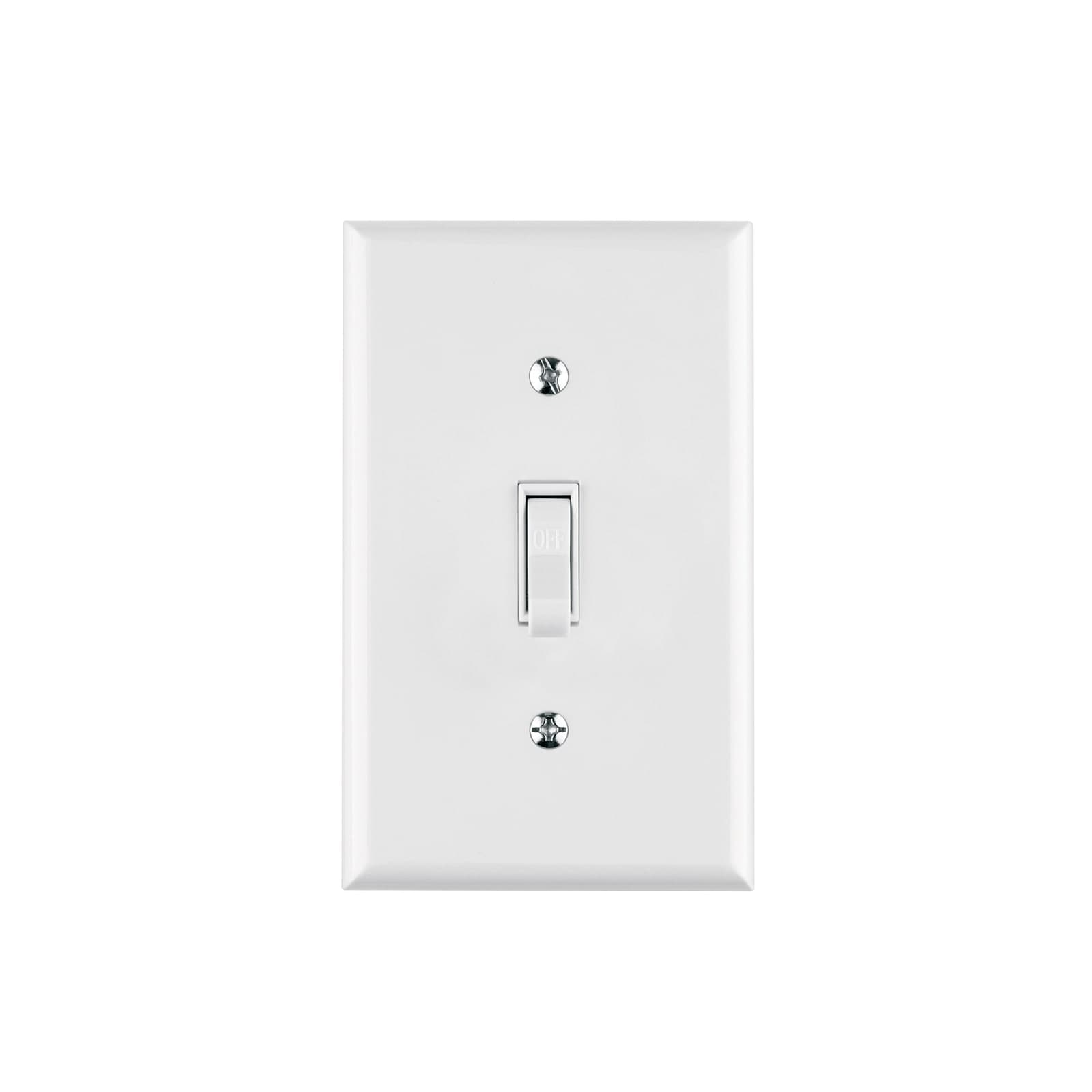 Placa Armada 1 Interruptor Sencillo Línea Standard Blanco Pa-apse-sb Volteck
