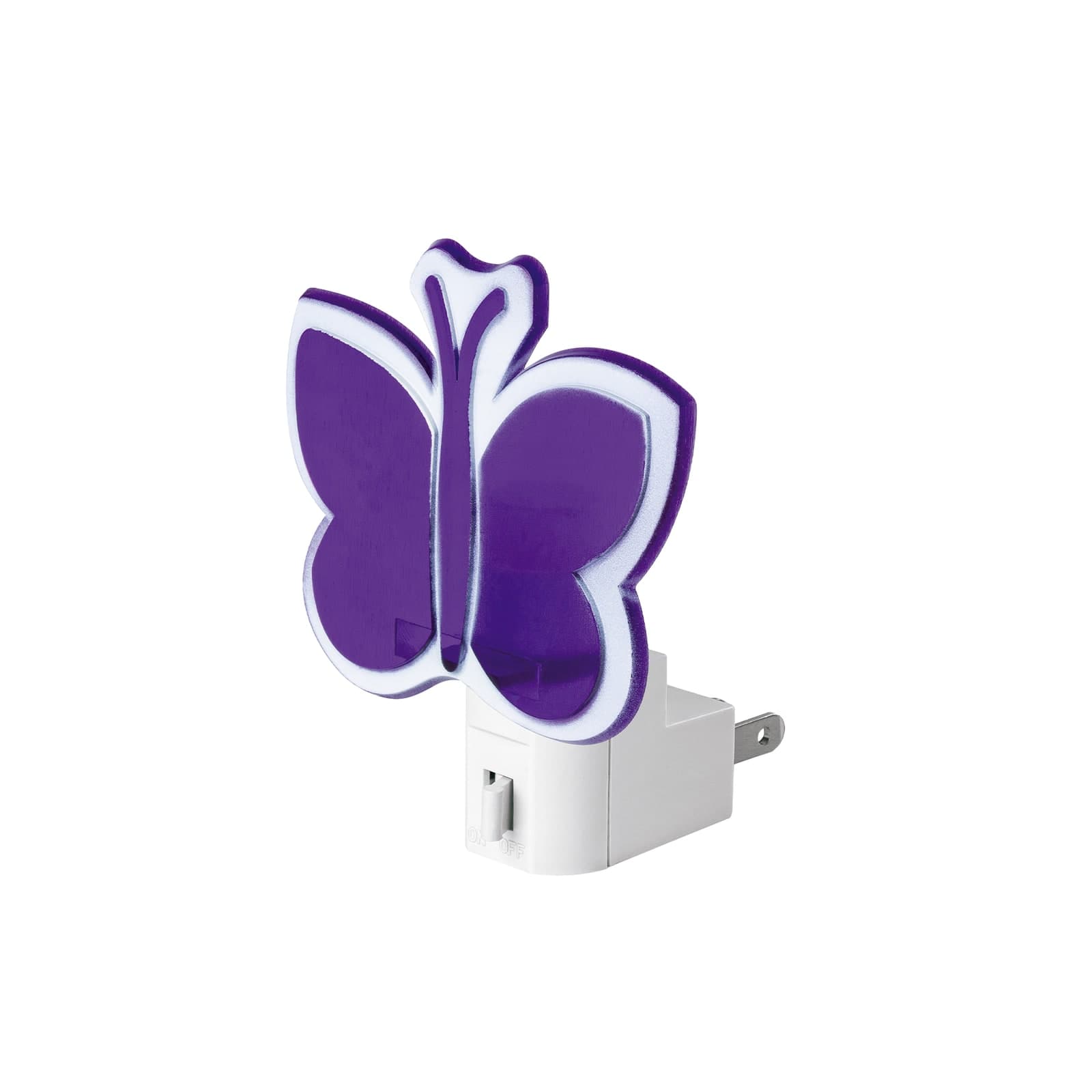 Lámpara de Noche Mariposa C/Interruptor LUZ-12 Volteck