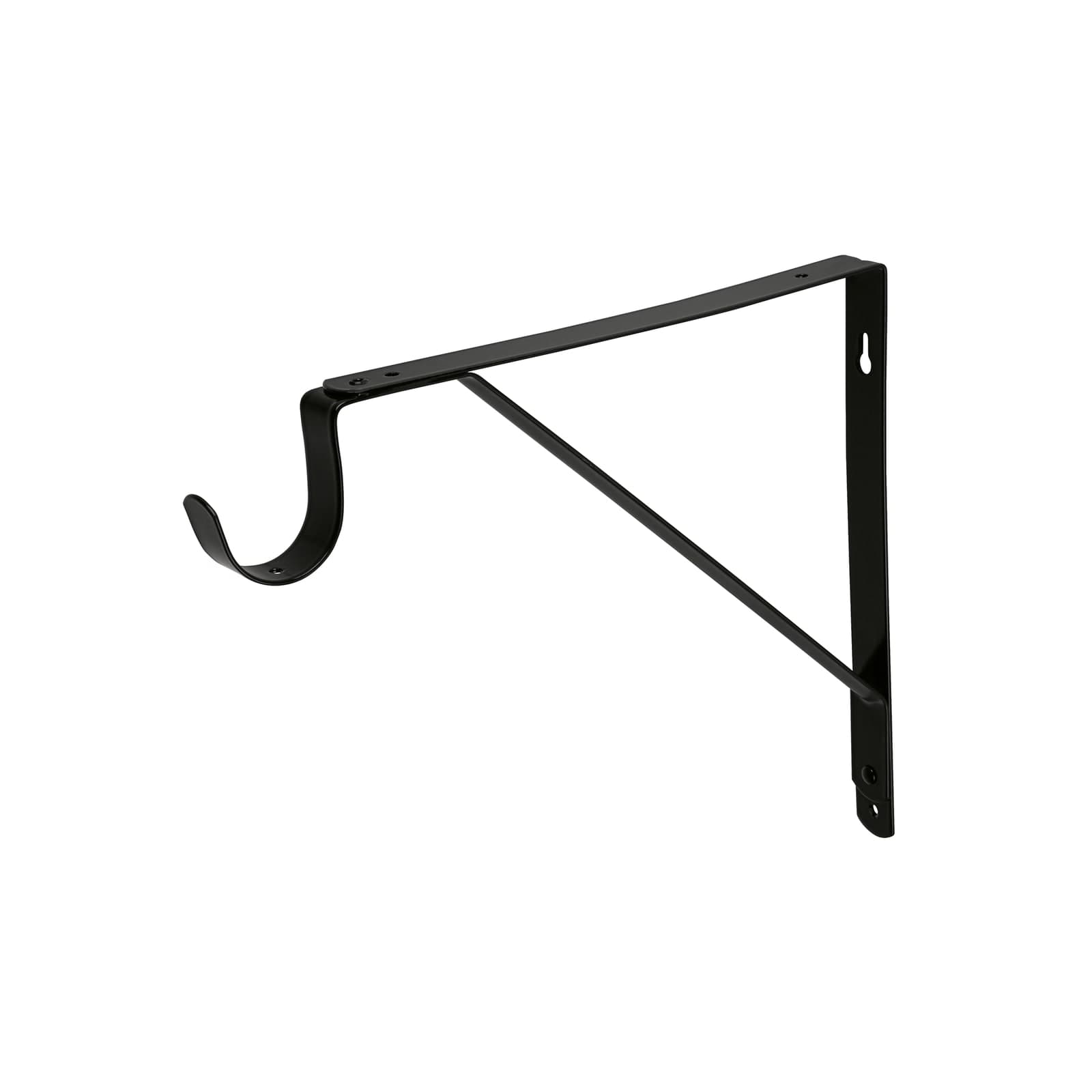 Mensula Reforzada 11" x 12" Negro MED-12NG Fiero