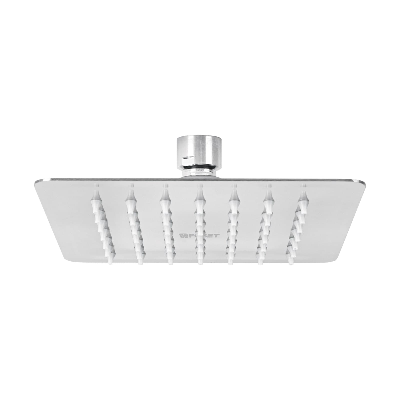 Regadera Cuadrada 6" S/Brazo Cromado R-414S Foset