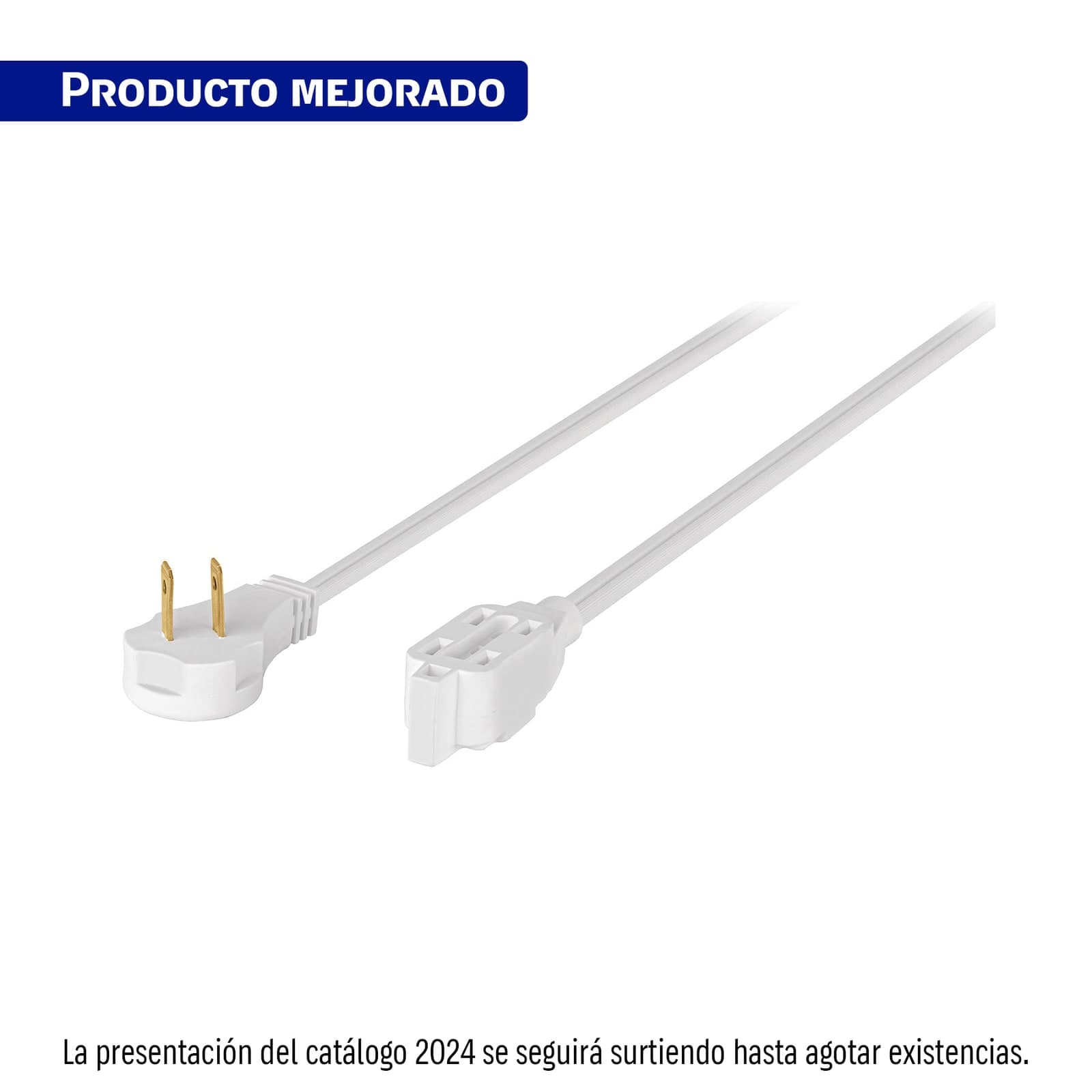 Extensión Eléctrica Domestica Blanca 5 M ED-5B Volteck
