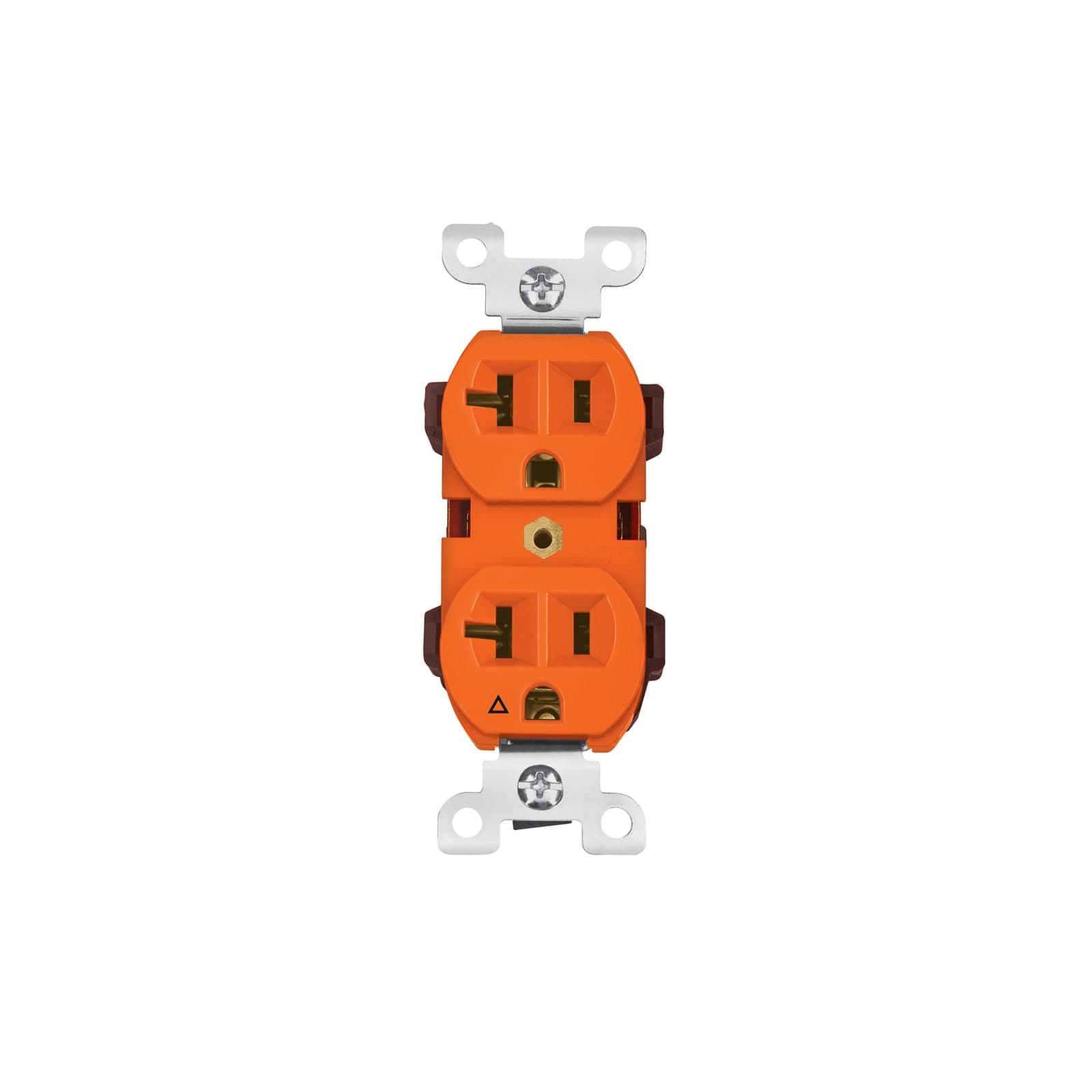 Contacto Duplex Tierra Aislada 20 a Línea Standard Codo-mtas Volteck
