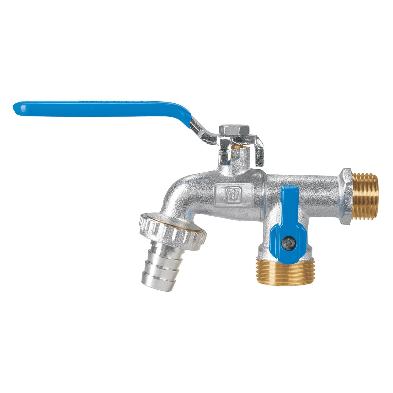 Llave Esfera Laton Doble Salida 1/2" LLED-265L Foset