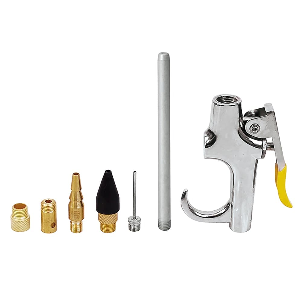 Jgo Accesorios Neumaticos 7 Pza P/Compresor 108140 Surtek