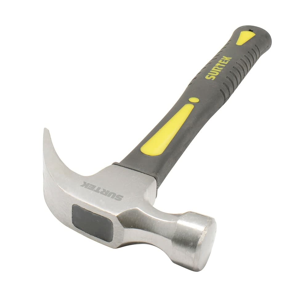 Martillo Uña Curva 16 OZ 14" Mango Fibra Vidrio 416F Surtek