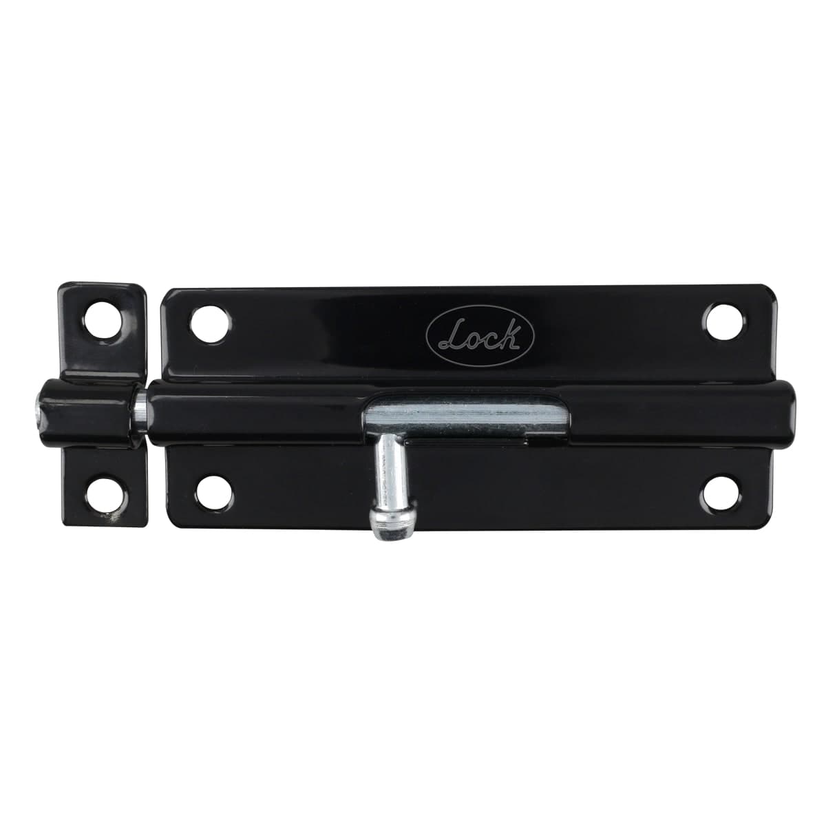 Pasador Sobreponer T/Barril Negro 6 CM PABN6 Lock