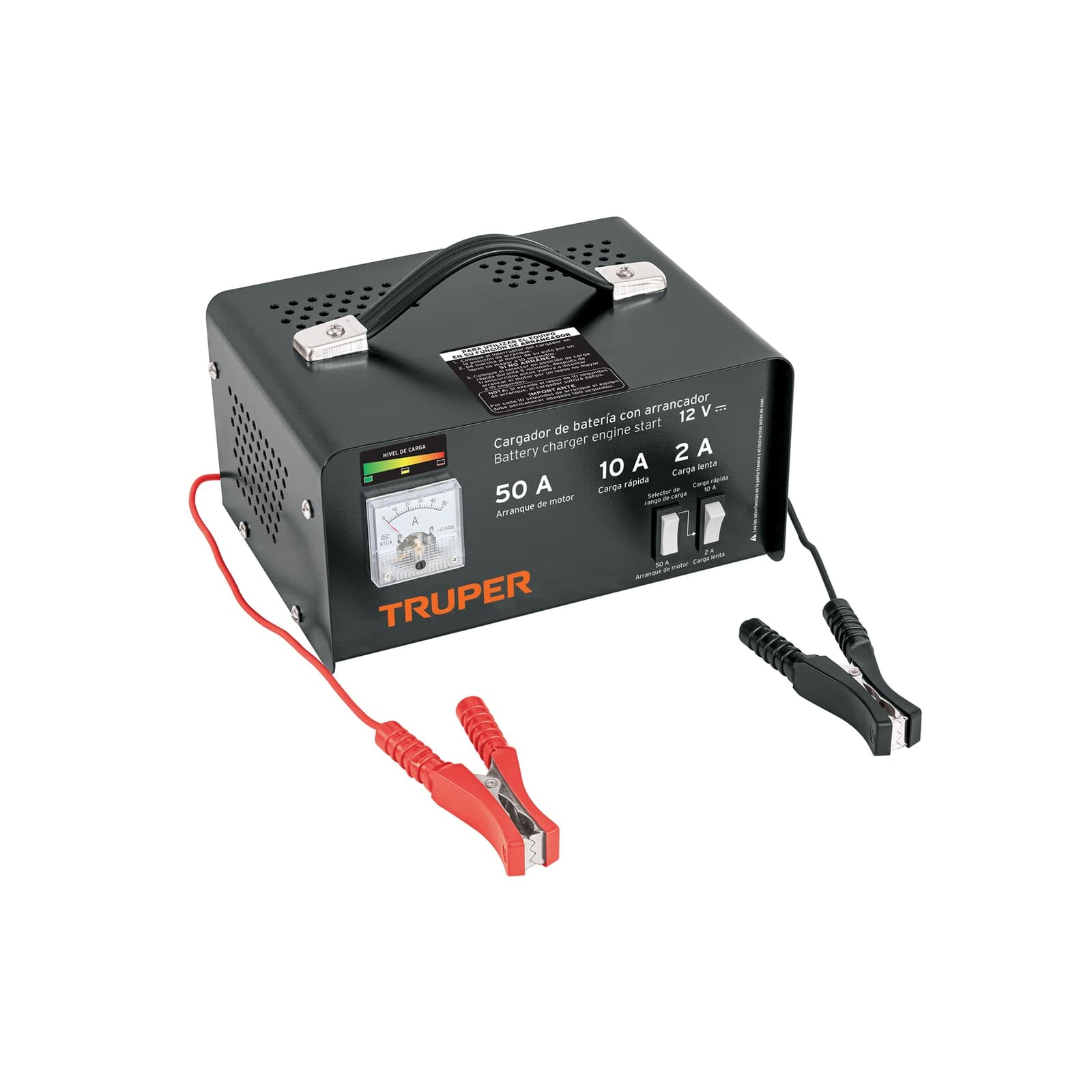Cargador de Baterias 50 a 12 V CARBA-50 Truper